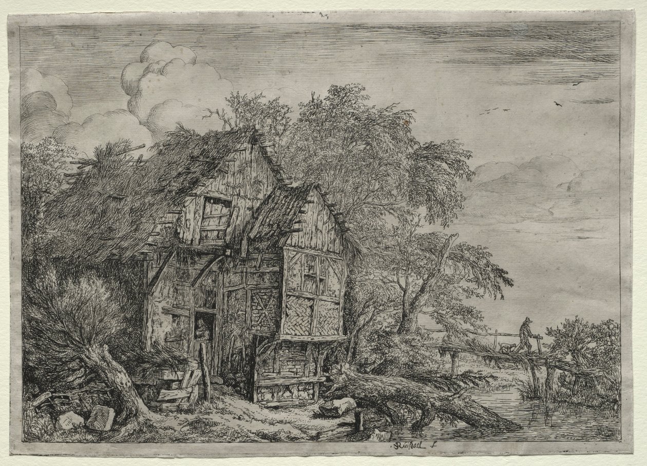 The Little Bridge by Jacob van Ruisdael