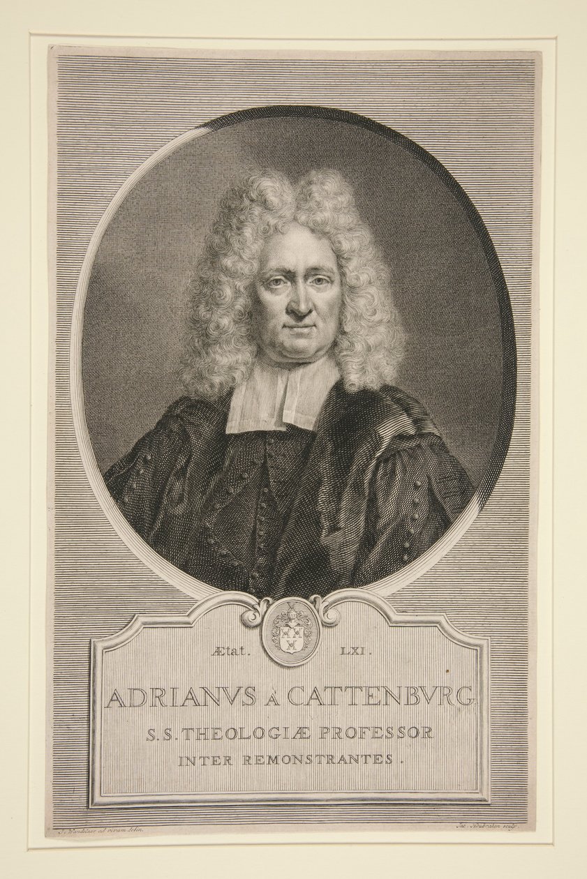 Adrianus a Cattenburg by Jacobus Houbraken