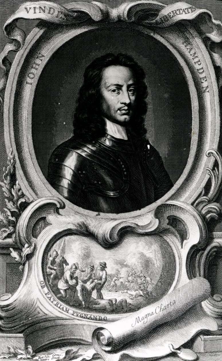 John Hampden by Jacobus Houbraken