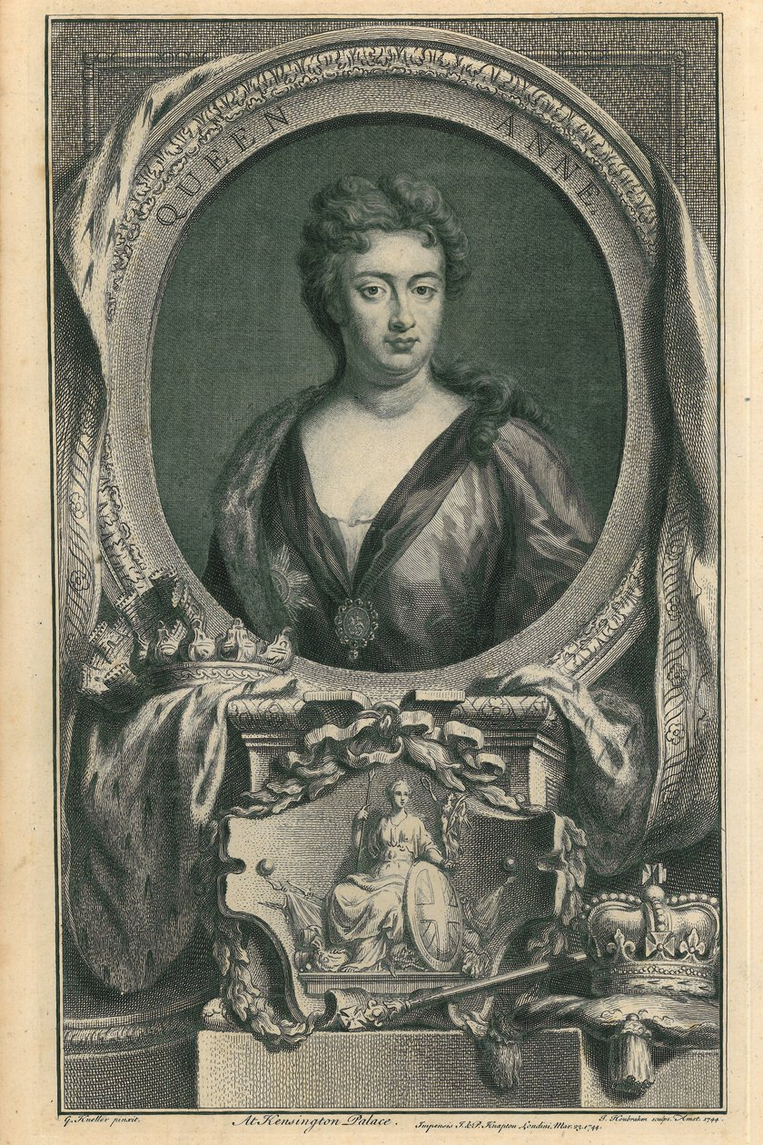 Queen Anne by Jacobus Houbraken