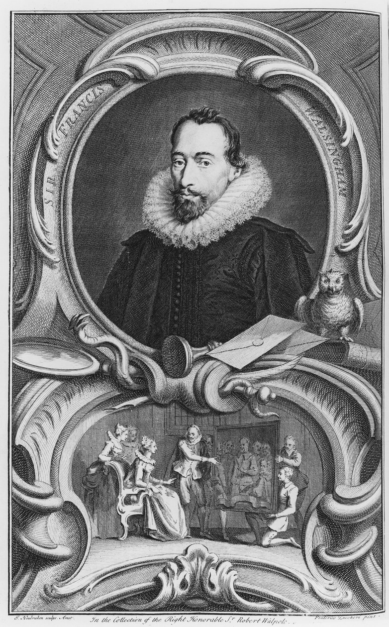 Sir Francis Walsingham by Jacobus Houbraken