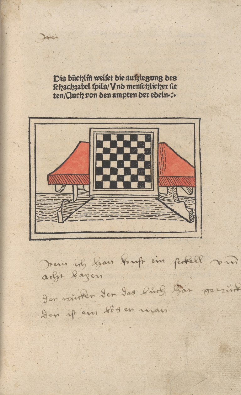 The Book of Chess by Jacobus de Cessolis