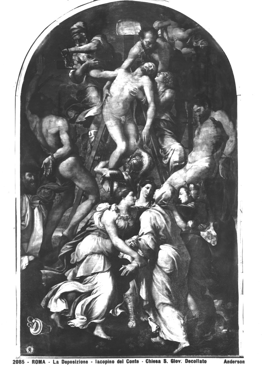 The Deposition by Jacopino del Conte