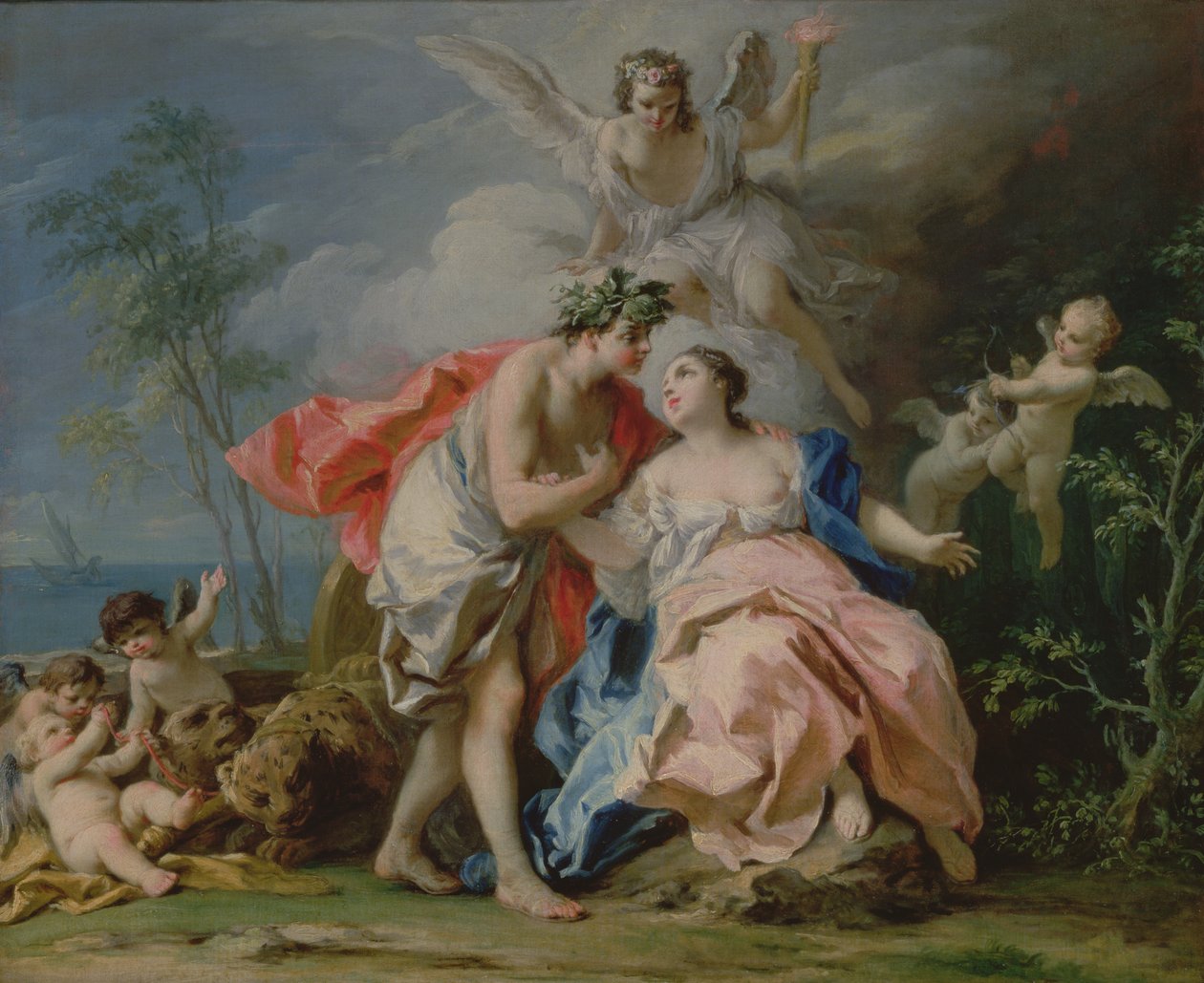 Bacchus and Ariadne by Jacopo Amigoni