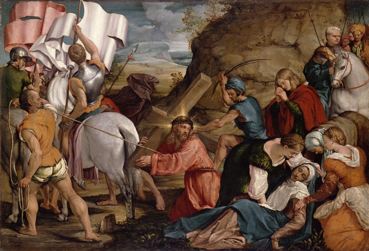 The Journey to Calvary by Jacopo Bassano