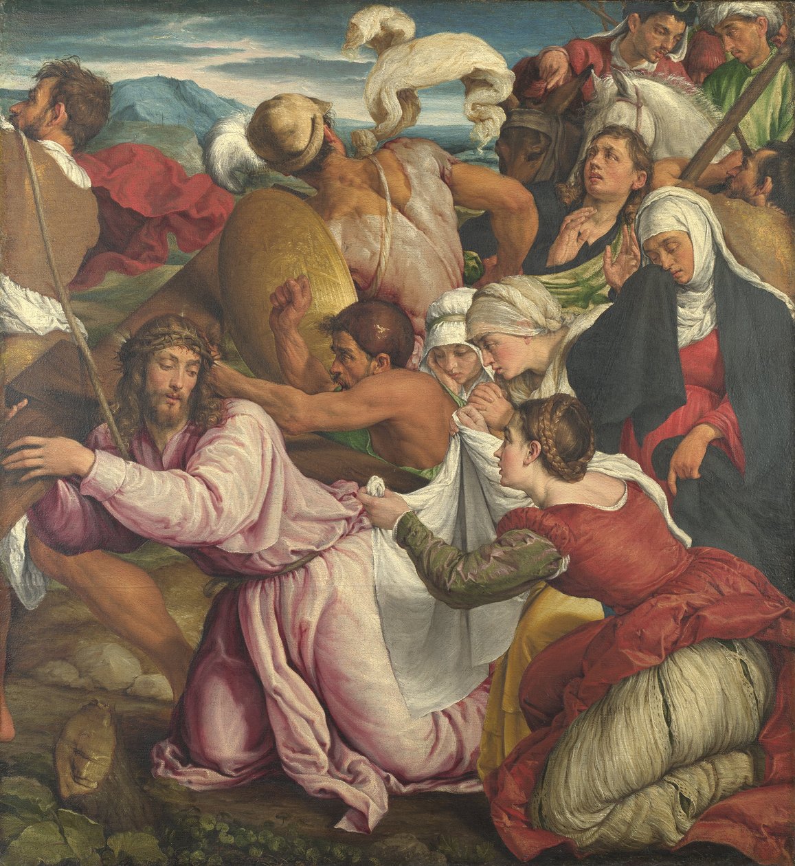 The Way to Calvary by Jacopo Bassano