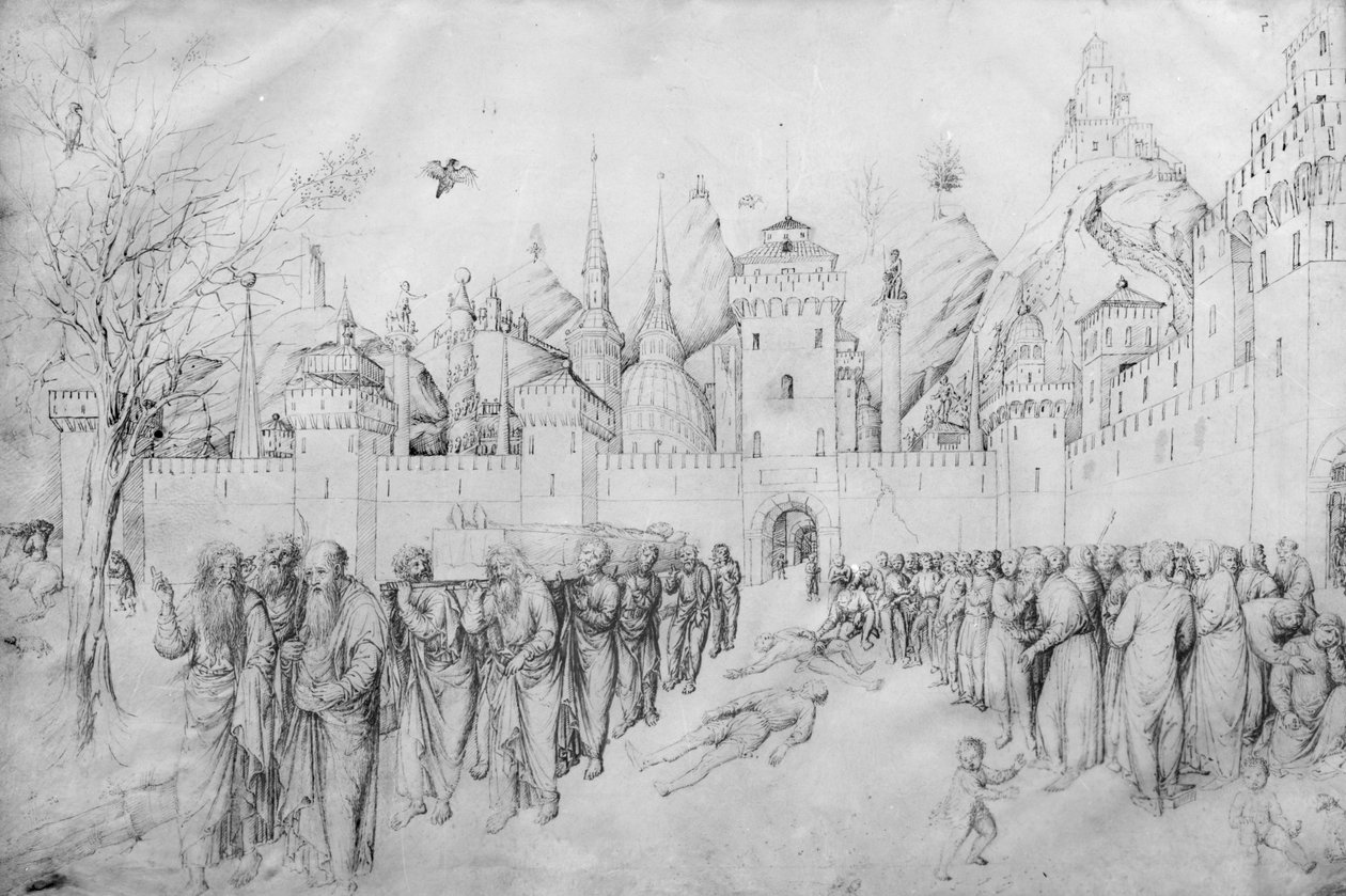 Funeral of the Virgin, from the Jacopo Bellini