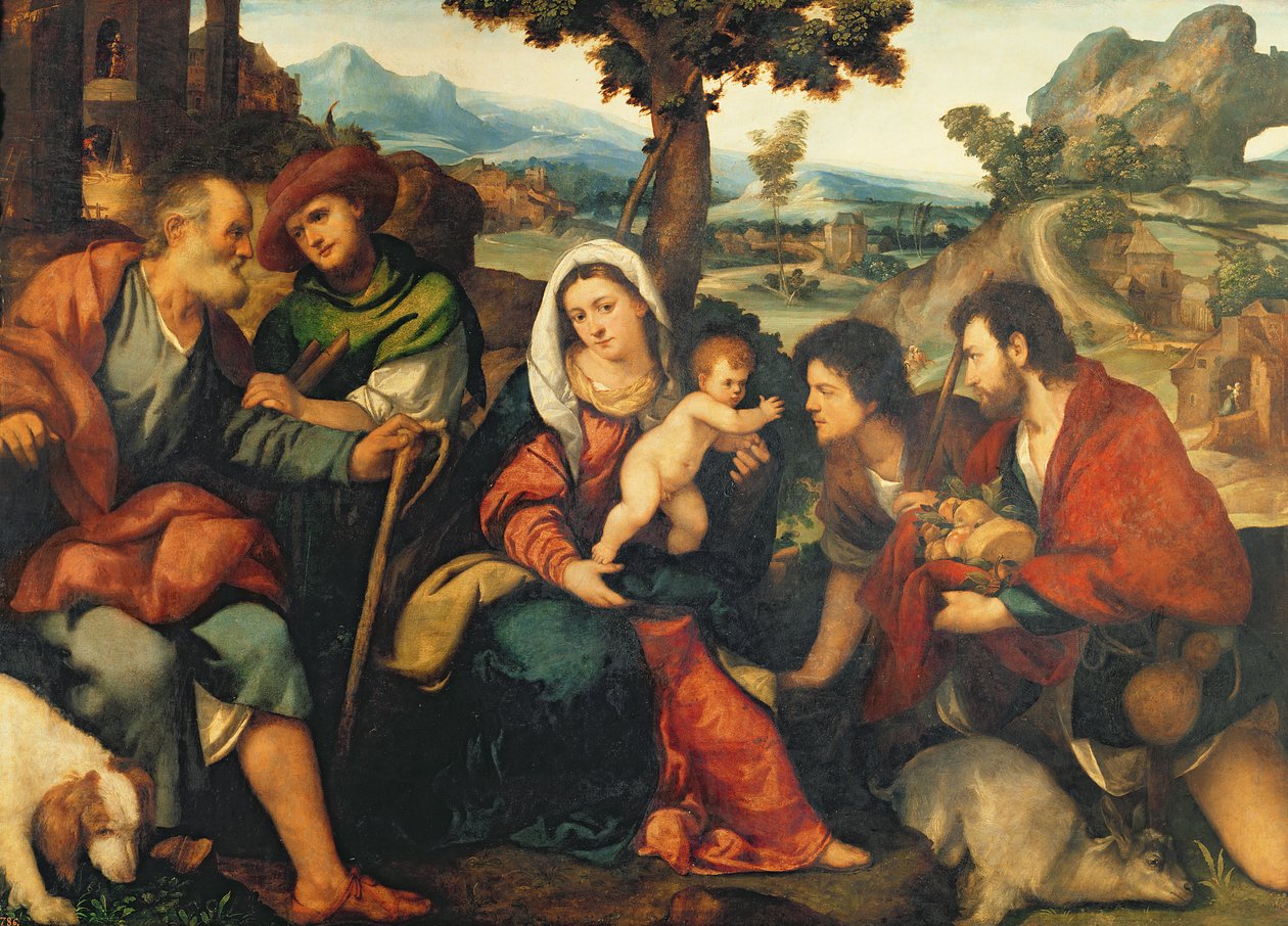 The Adoration of the Shepherds by Jacopo Palma