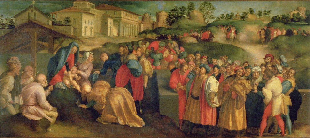 Adoration of the Magi by Jacopo Pontormo