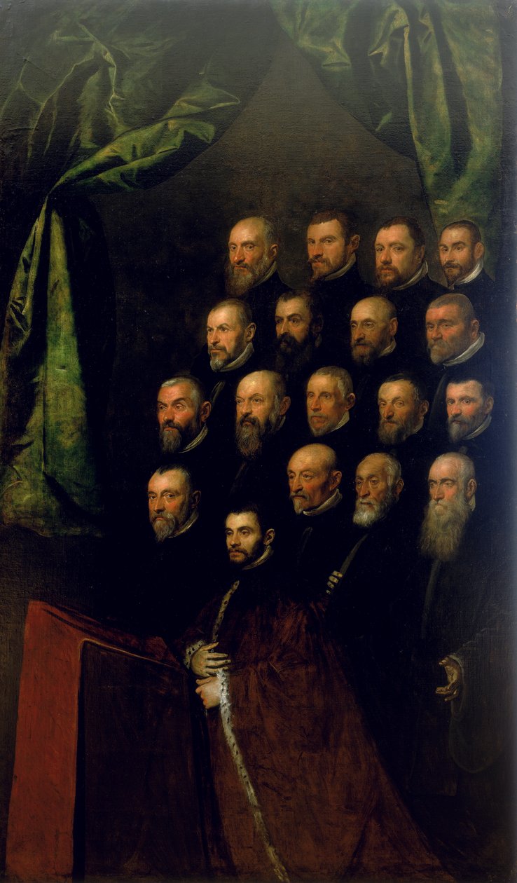 Fellows of a Confraternity by Jacopo Robusti Tintoretto