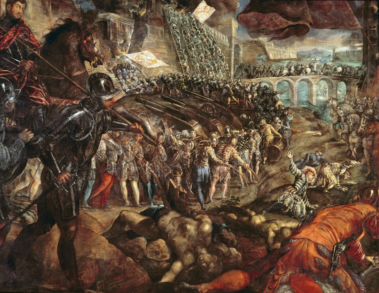 The Capture of Parma, c.1570 by Jacopo Robusti Tintoretto