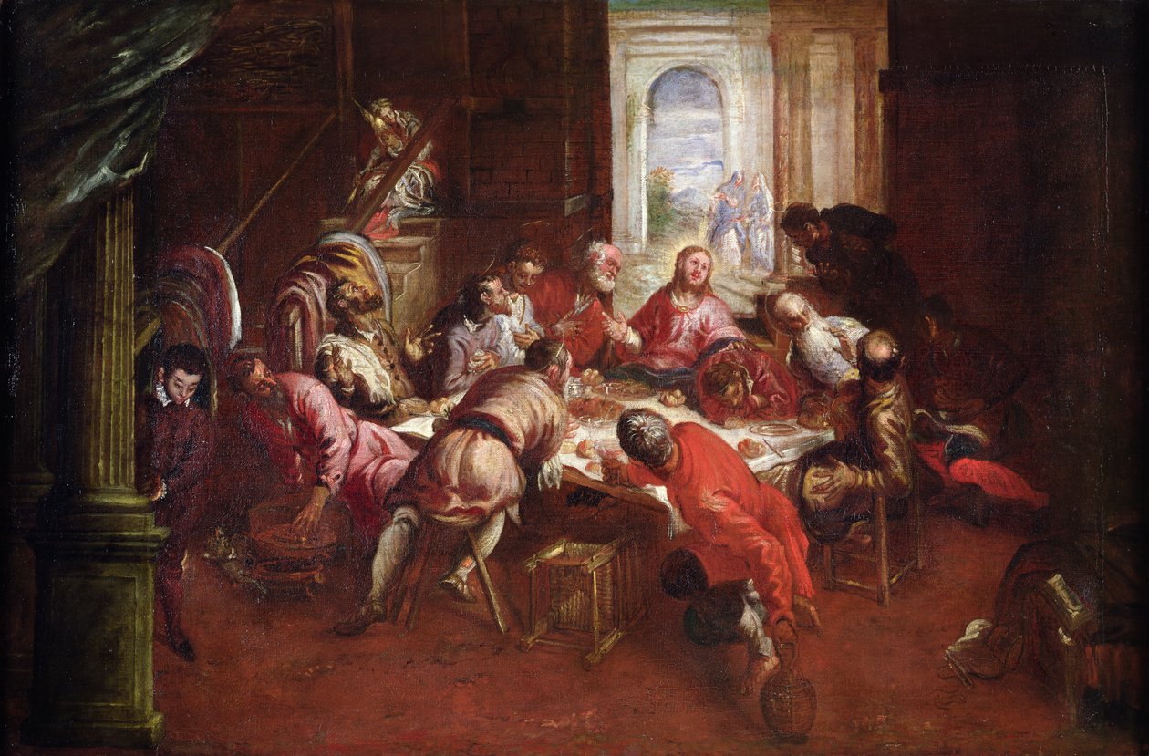 The Last Supper by Jacopo Robusti Tintoretto