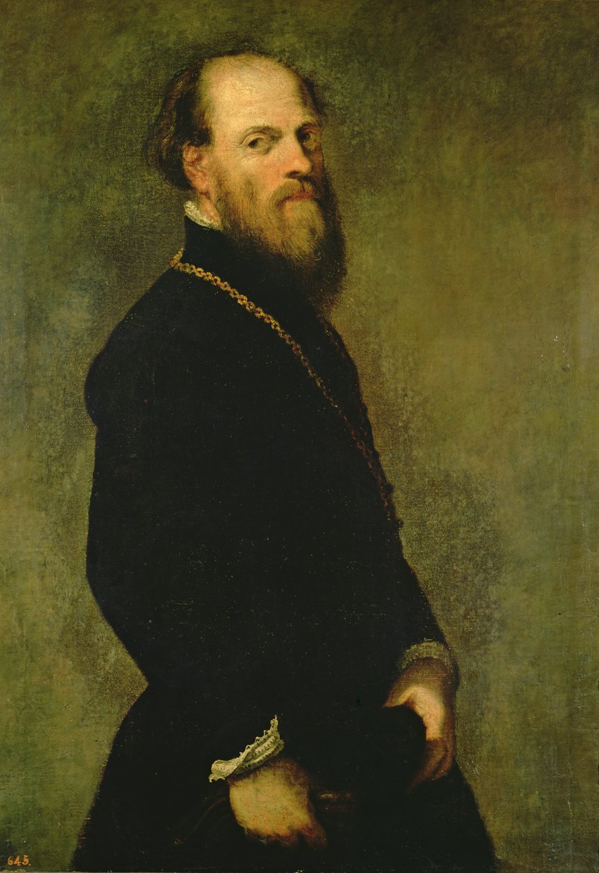 The Man with the Gold Chain by Jacopo Robusti Tintoretto