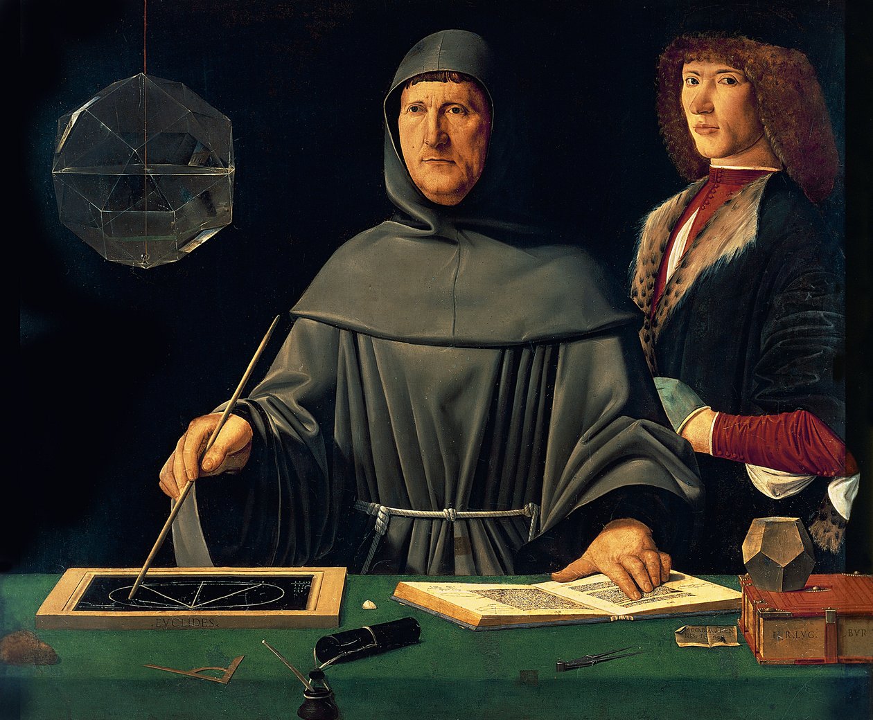 Portrait of Luca Pacioli by Jacopo de Barbari