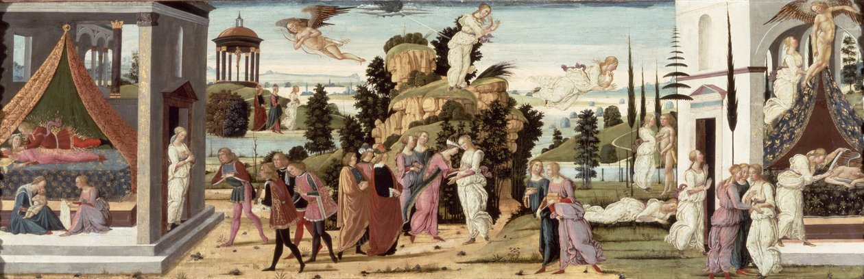 The Story of Cupid and Psyche (panel) by Jacopo del Sellaio