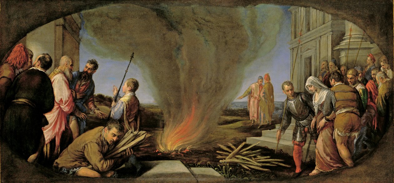 Tamar Led to the Stake by Jacopo (1510 92) Bassano