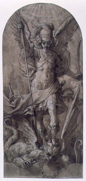 St. Michael by Jacopo (attr.to) Ligozzi