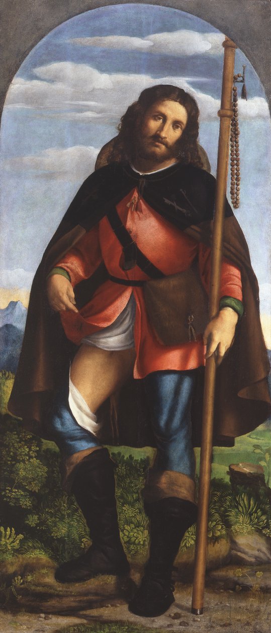 St. Roch by Jacopo (c.1480 1528) Palma