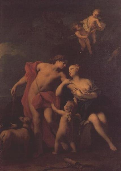 Venus and Adonis, c.1740 by Jacopo Amigoni