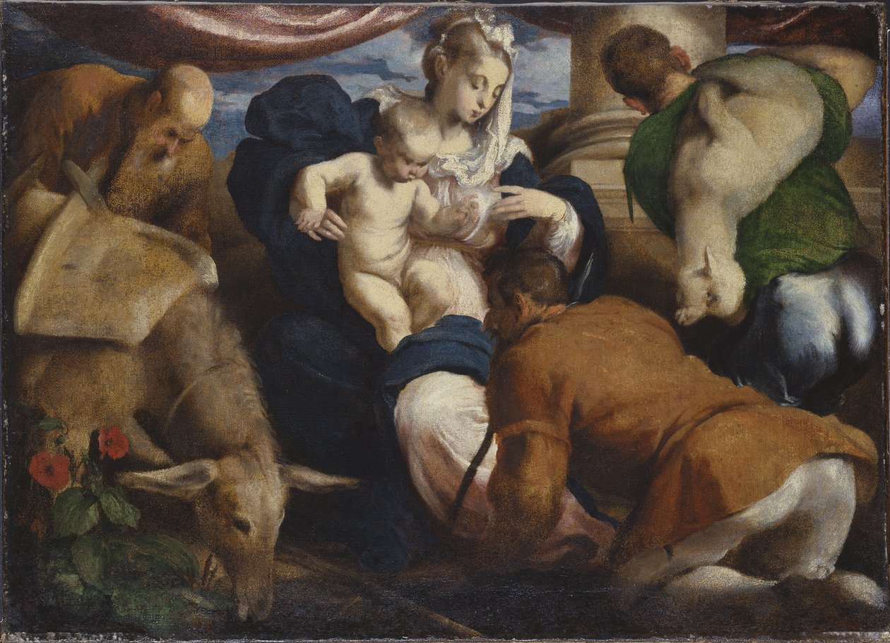 The Adoration of the Shepherds by Jacopo Bassano