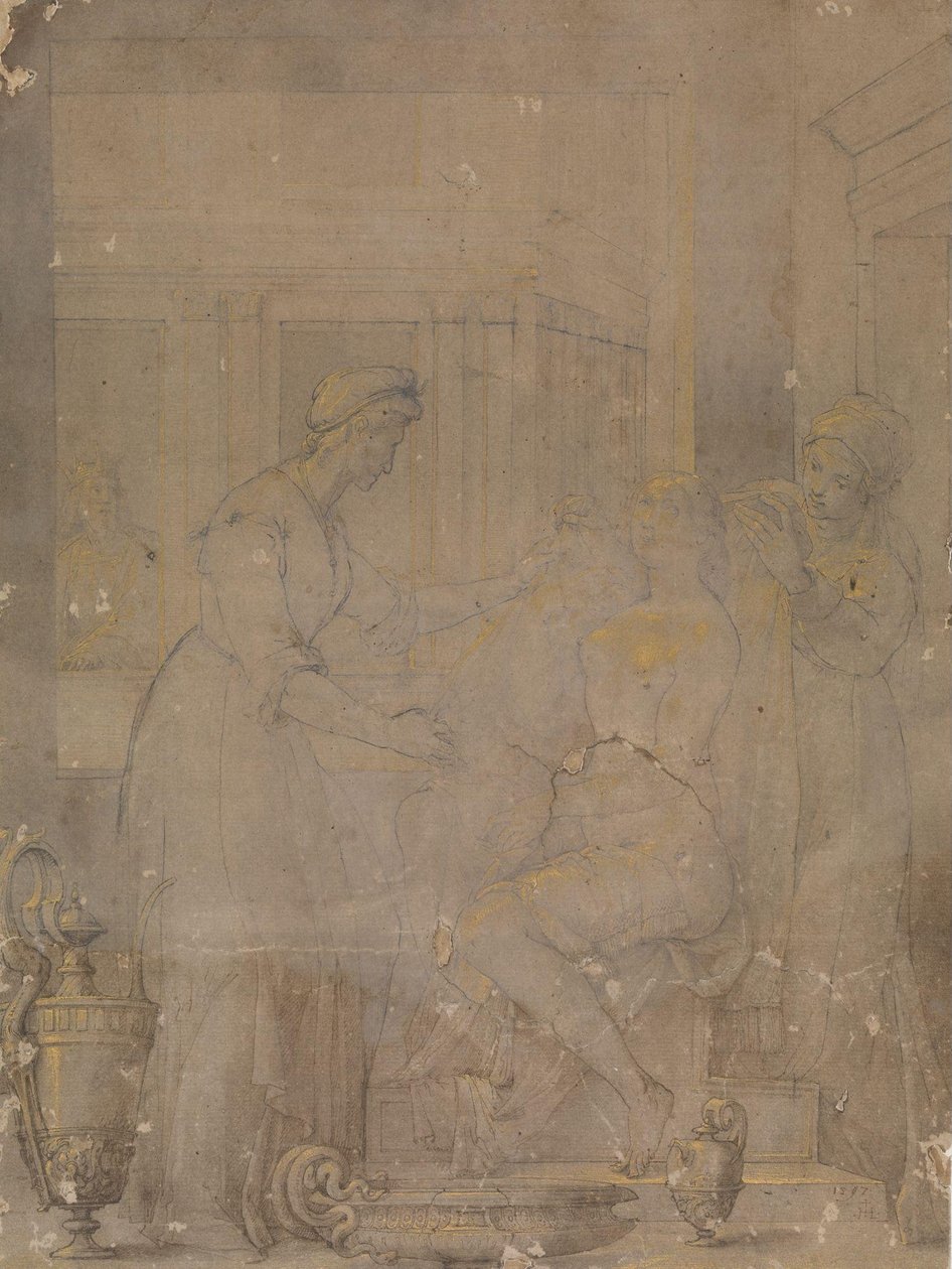 The Toilet of Bathsheba by Jacopo Ligozzi