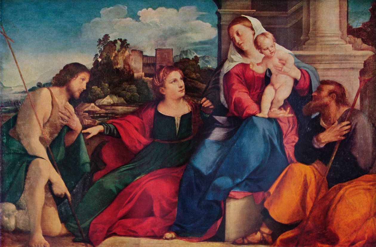 Sacred Conversation by Jacopo Palma il Vecchio