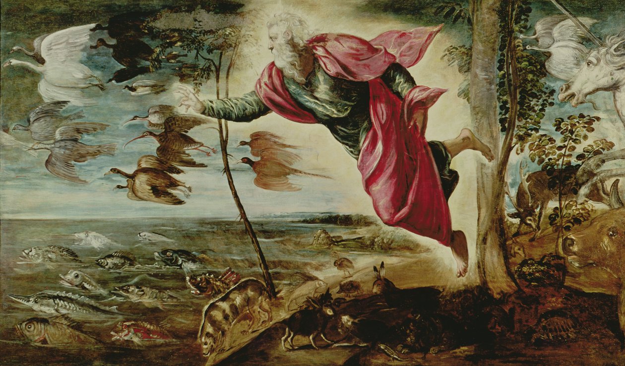 Creation of the Animals by Jacopo Robusti Tintoretto