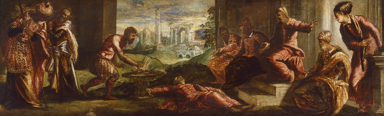 Mucius Scaevola by Jacopo Robusti Tintoretto