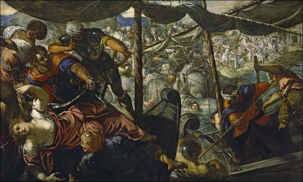 The Rape of Helen by Jacopo Robusti Tintoretto