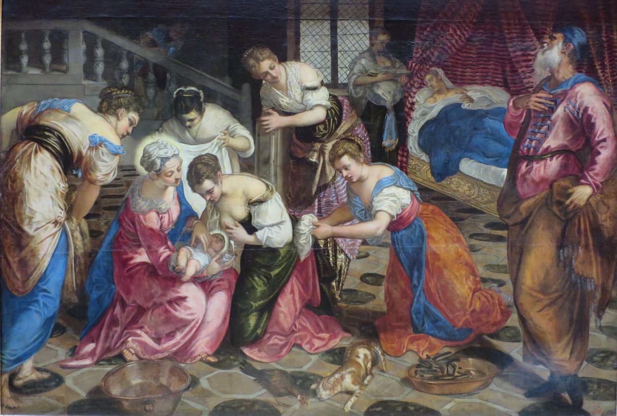 Birth of St John the Baptist by Jacopo Tintoretto