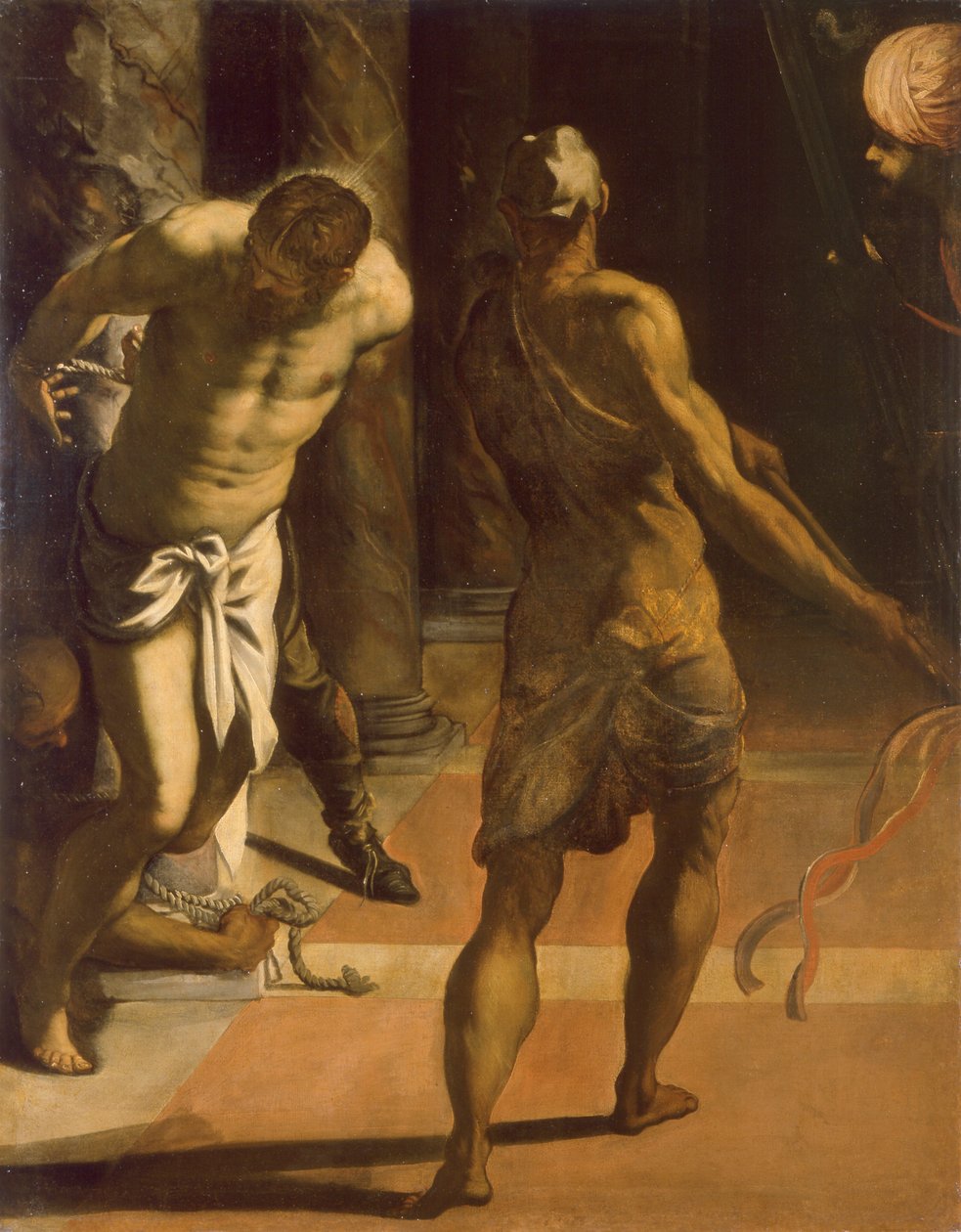 The Flagellation of Christ, 1570s by Jacopo Tintoretto