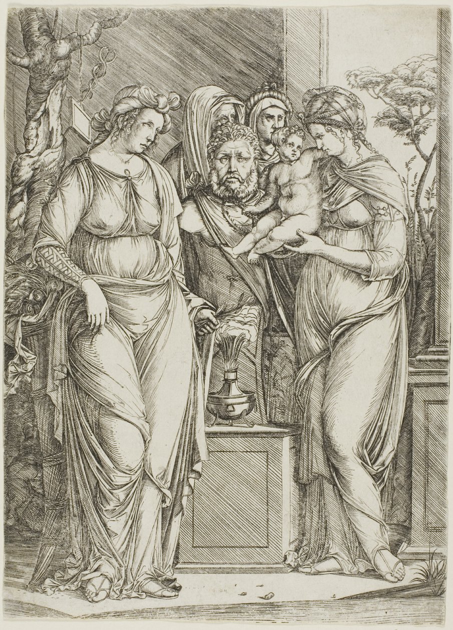 Sacrifice to Priapus, the Large Plate by Jacopo de