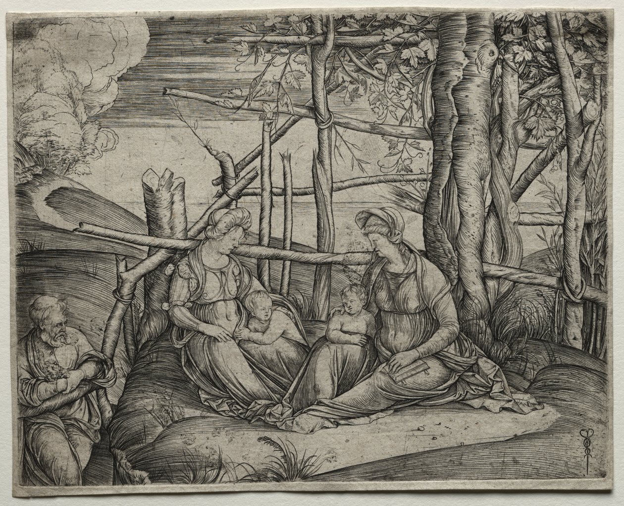 The Holy Family with St. Elizabeth by Jacopo de