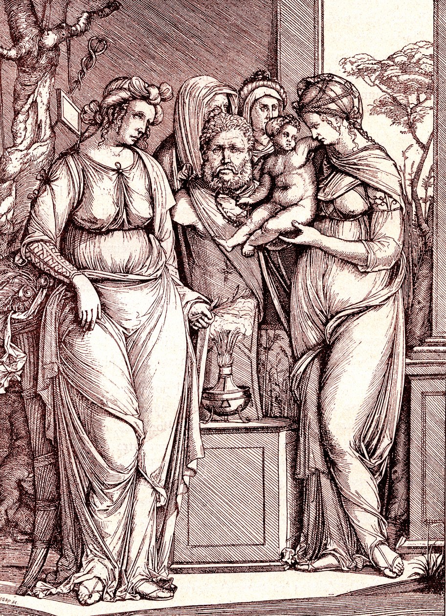 The sacrifice to Priapus by Jacopo de