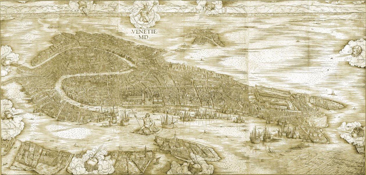 View of Venice by Jacopo de