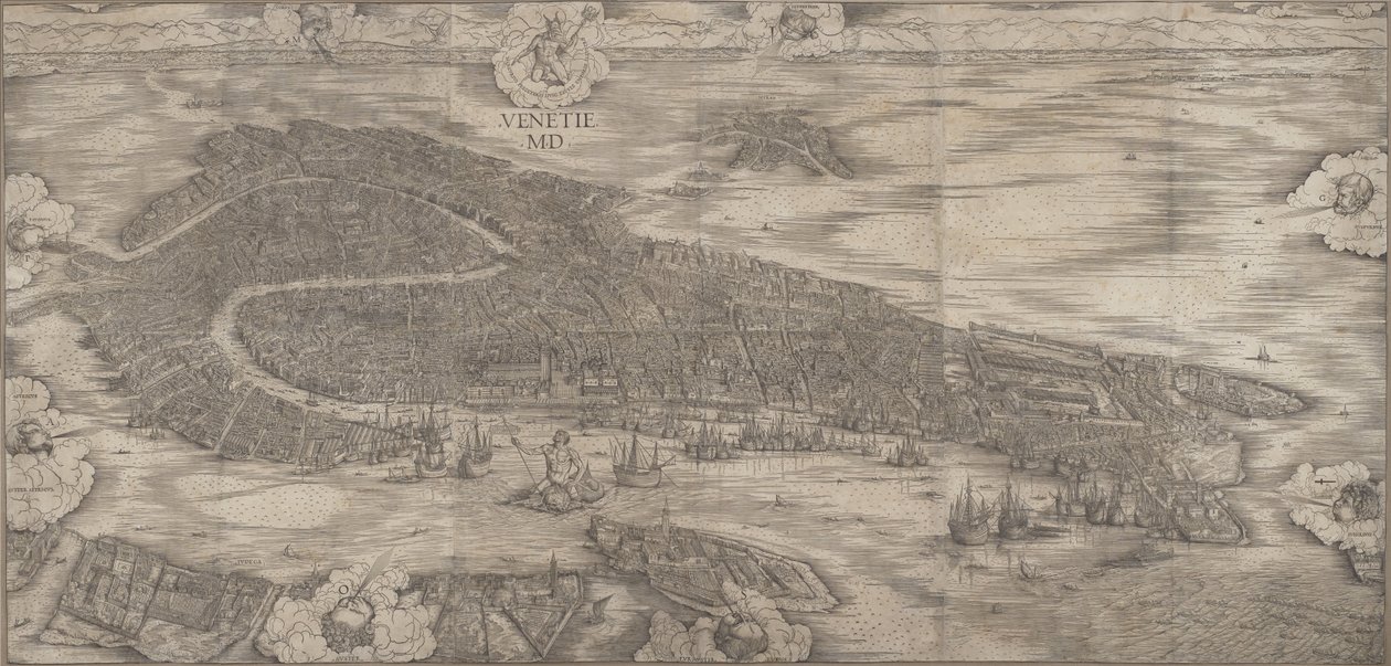 View of Venice by Jacopo de Barbari