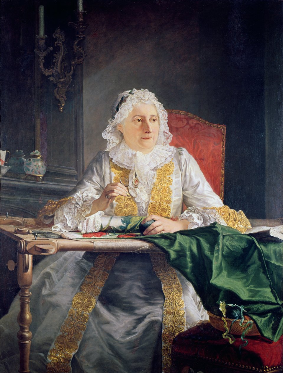 Portrait of Madame Antoine Crozat, 1741 by Jacques Andre Joseph Camelot Aved