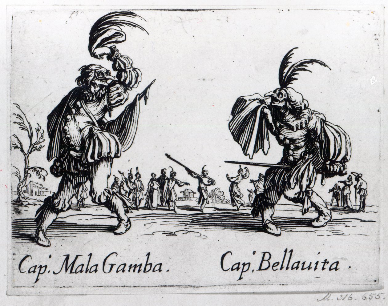 Balli de Sfessania by Jacques Callot