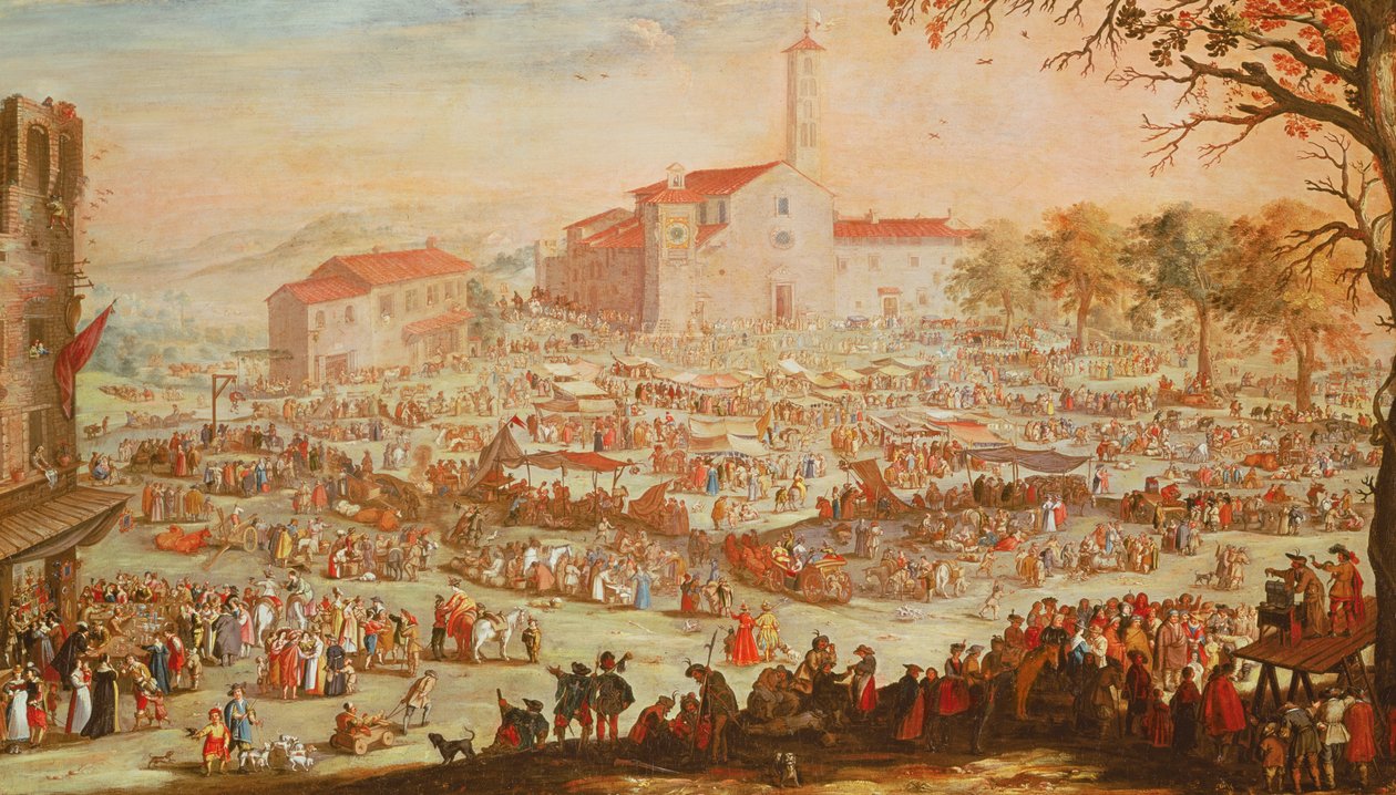 The Fair at Impruneta, 1638 by Jacques Callot