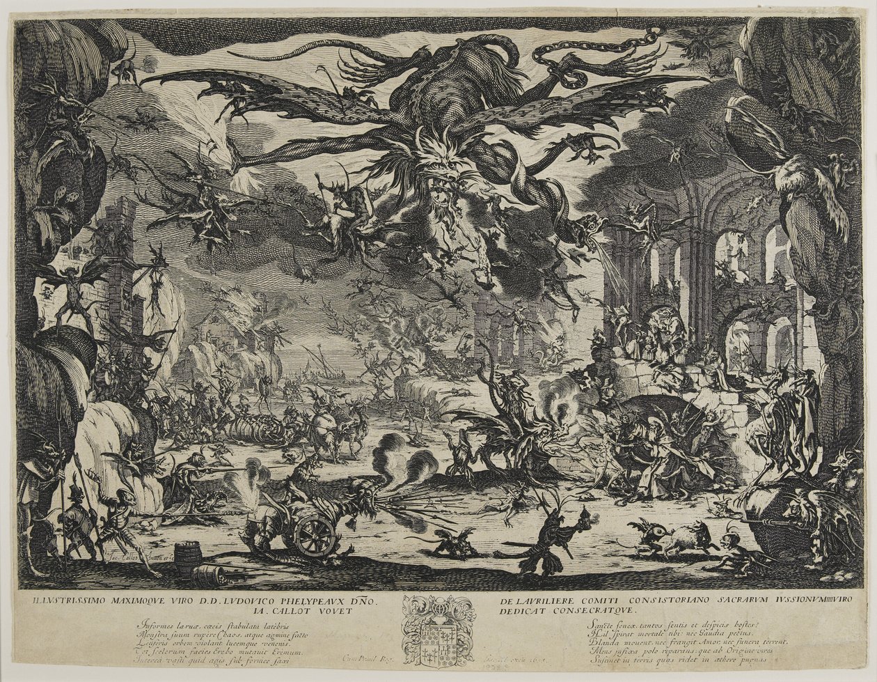 The Temptation of Saint Antony, 1635 by Jacques Callot