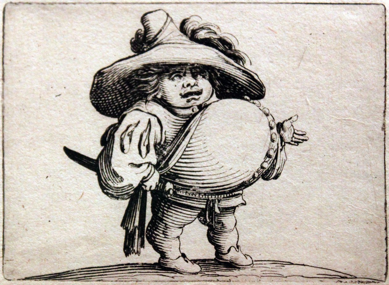 Various Hunchbacked Figures by Jacques Callot