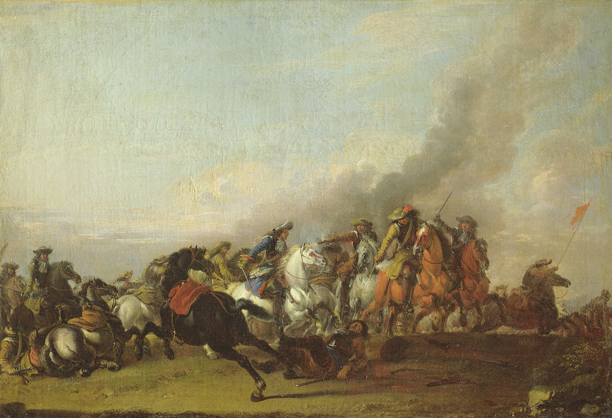 Collision of the Cavalry by Jacques Courtois