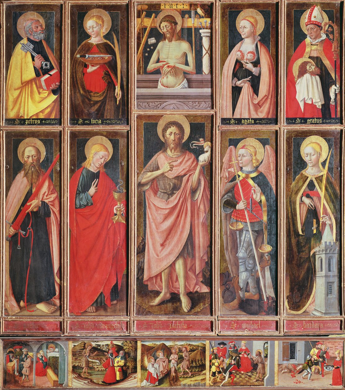 Altarpiece of St John the Baptist by Jacques Durandi