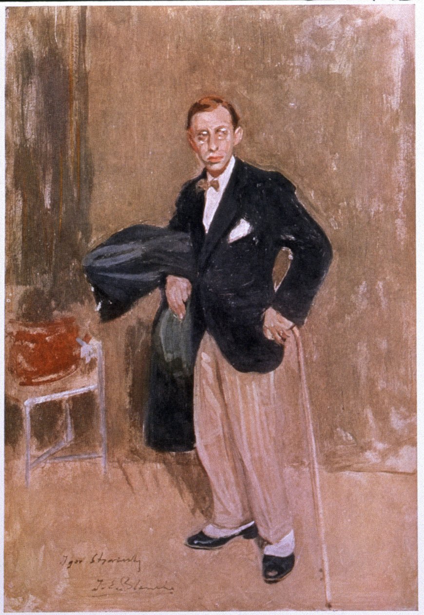 Igor Stravinsky by Jacques Emile Blanche