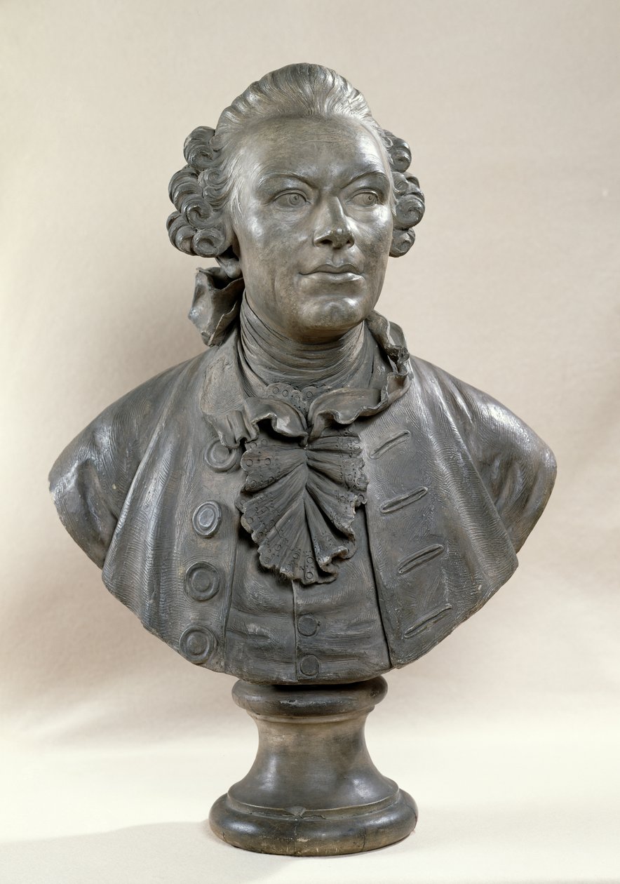 Bust of Johan Georg Wille (1715-1808) by Jacques Francois Joseph Saly