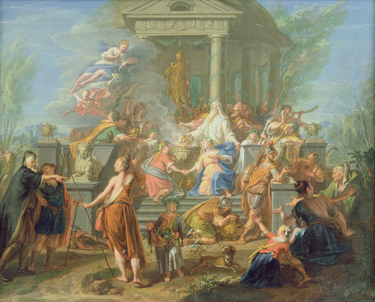The Sacrifice of Iphigenia by Jacques Ignatius de Roore