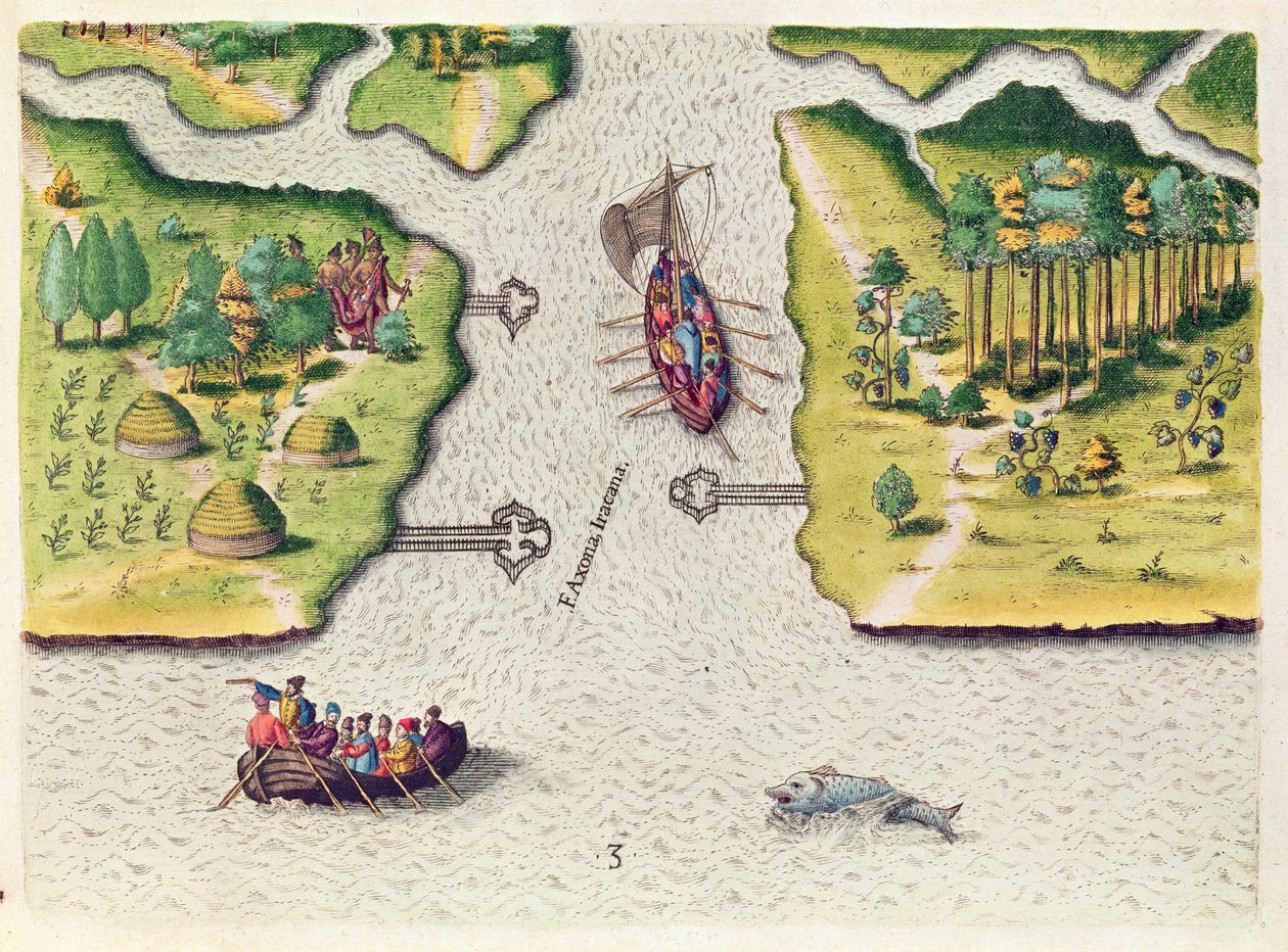 The French Discover Two Other Rivers, from 
