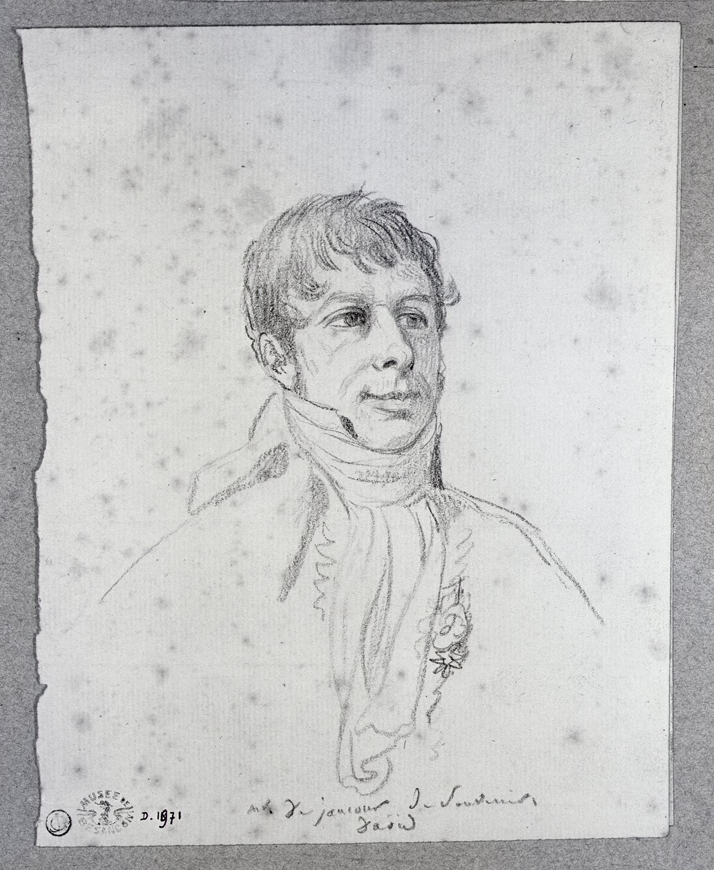 Count Francois Arnail de Jaucourt (1757-1852) by Jacques Louis David