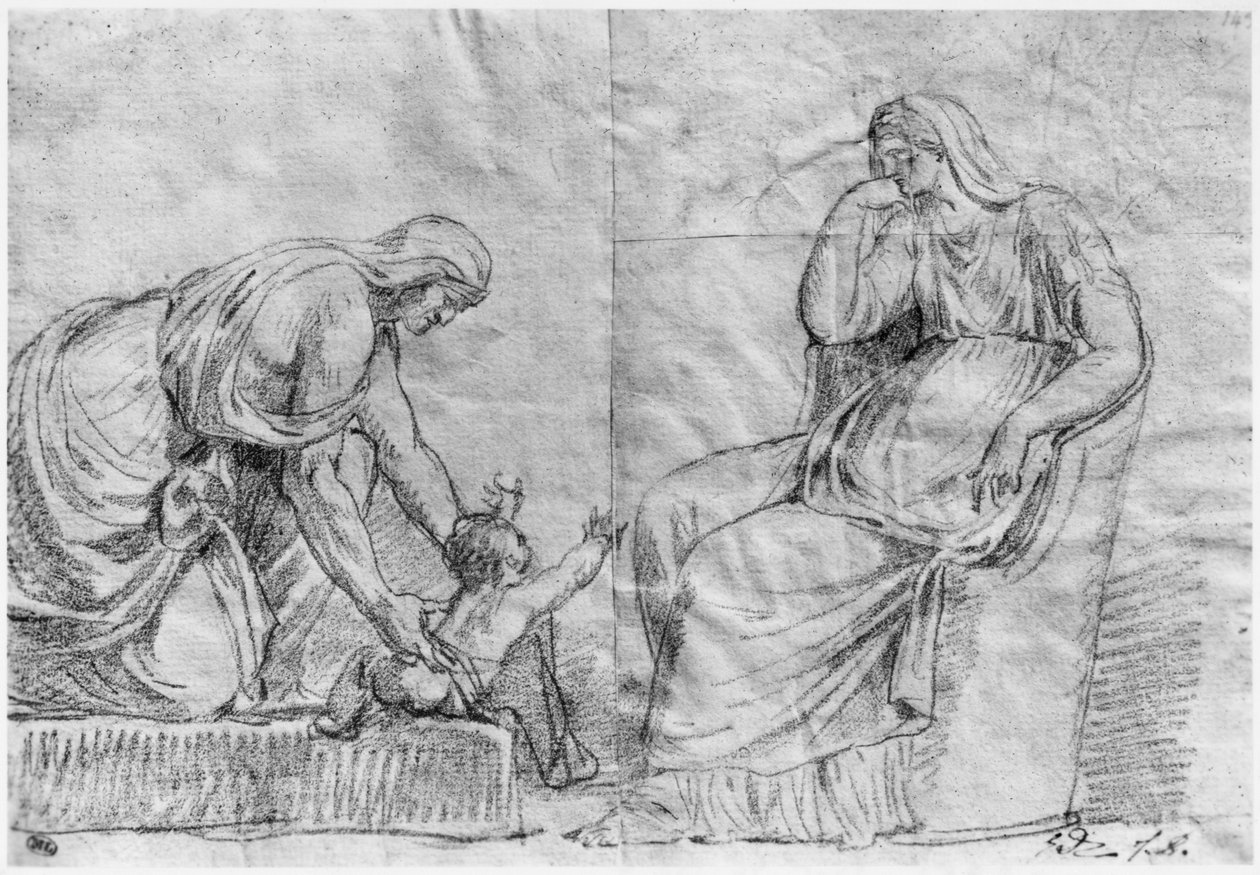 Gynaeceum Scene by Jacques Louis David