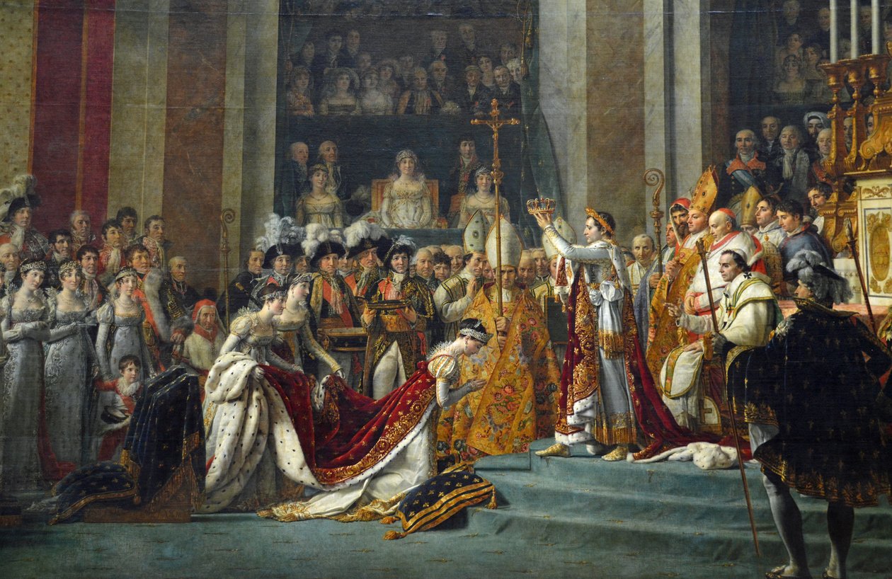 The Coronation of Napoleon by Jacques Louis David